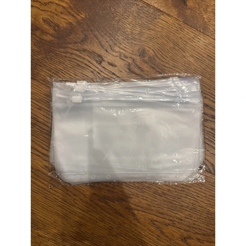 15 Frosted Plastic Slide Zip Bags